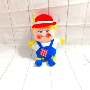 Vintage 1983 Del Monte Shoo Shoo Scarecrow A Country Yumkin Plush 10''